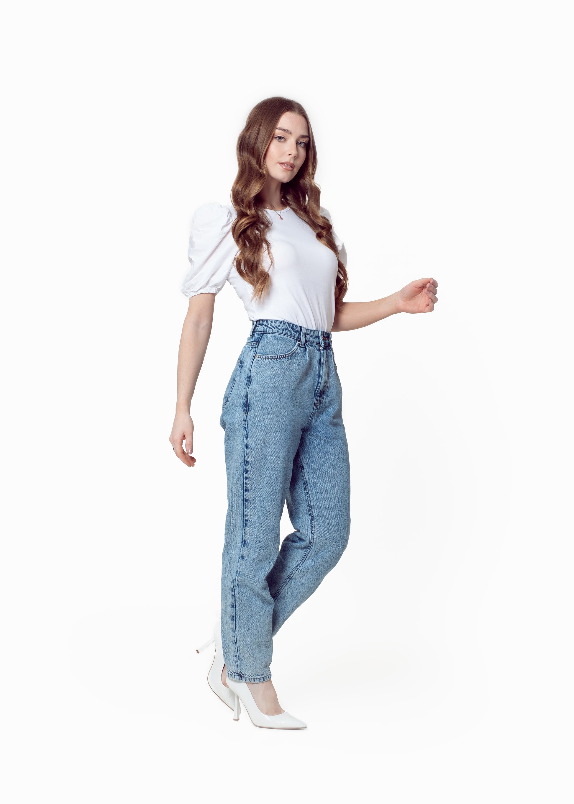 Straight Leg Jean with Hidden Adjustable Waist