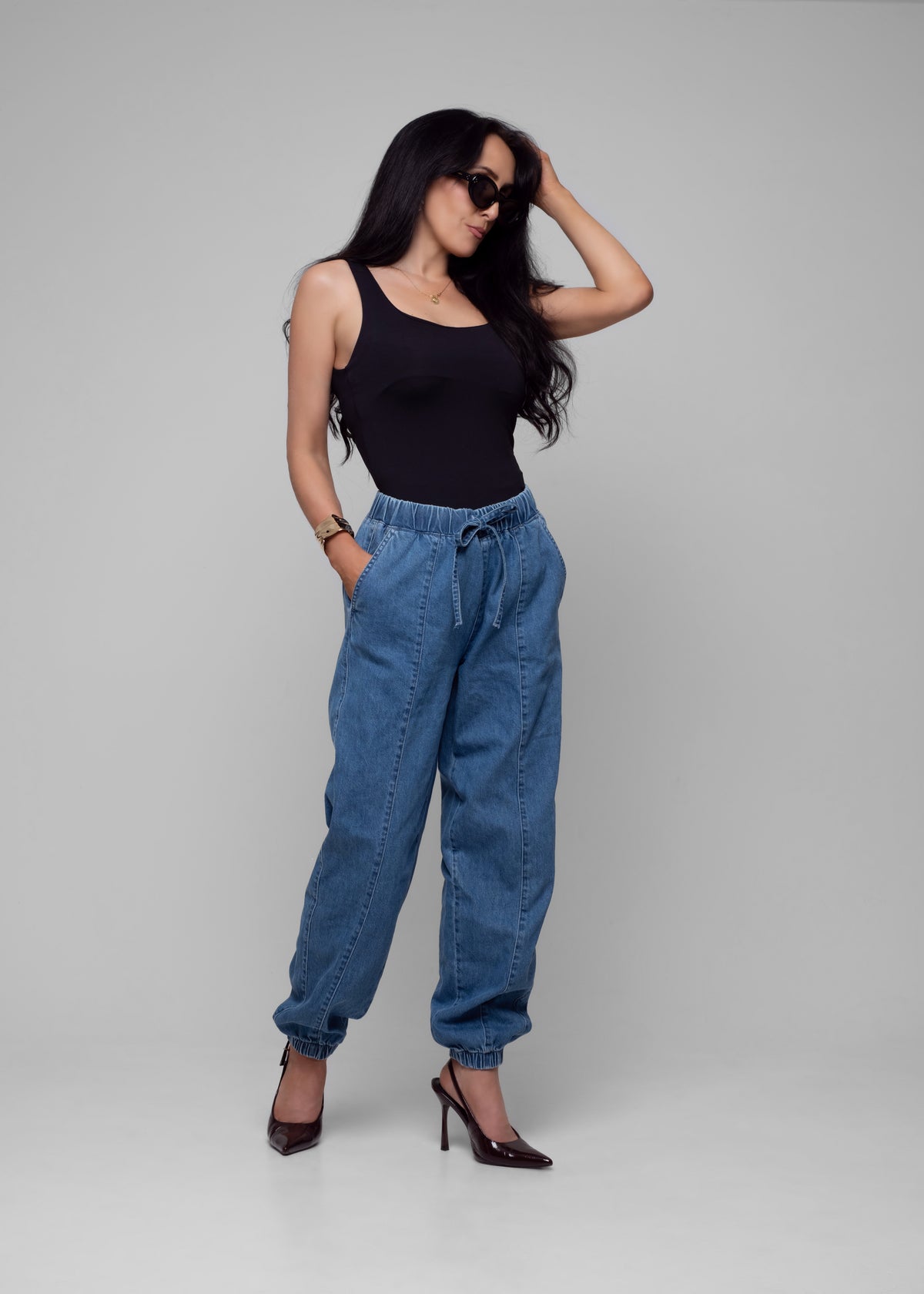 FeatherFlex Baggy Jeans