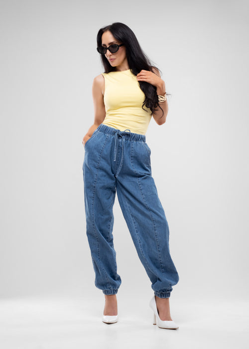 FeatherFlex Baggy Jeans