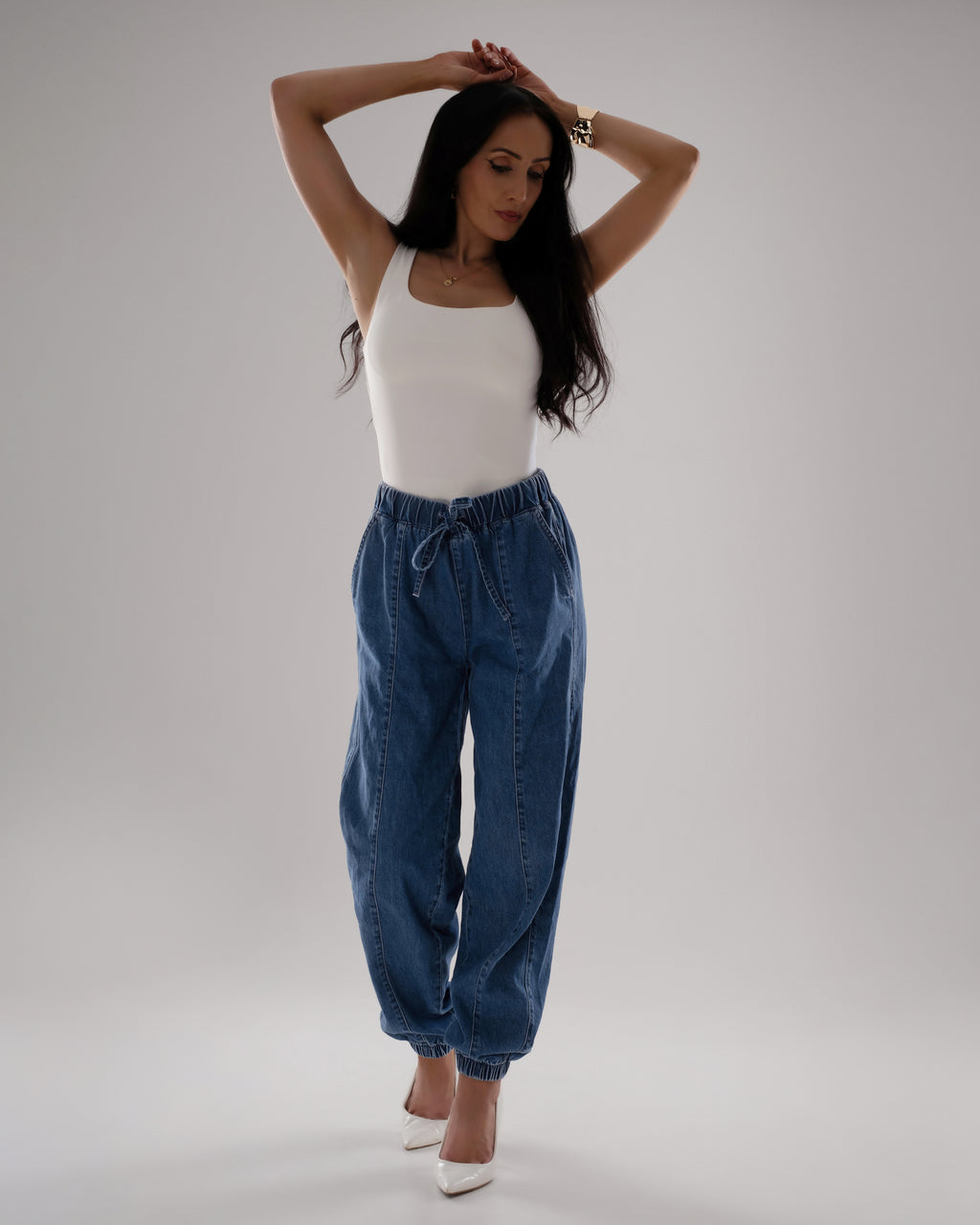 FeatherFlex Baggy Jeans