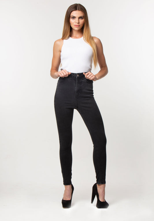 L'AGENCE Monique Ultra High Rise Skinny Jean in Omaha | REVOLVE