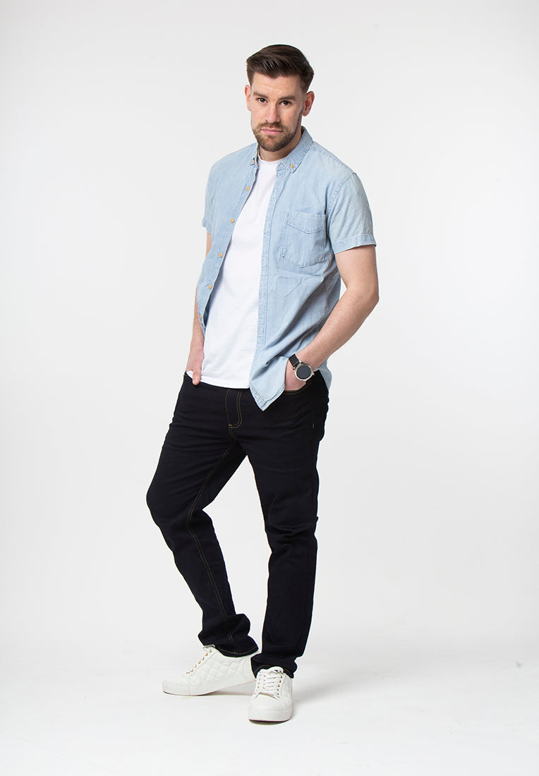 Men's Tummy Control Ostomy Jeans - Supportive Shapewear